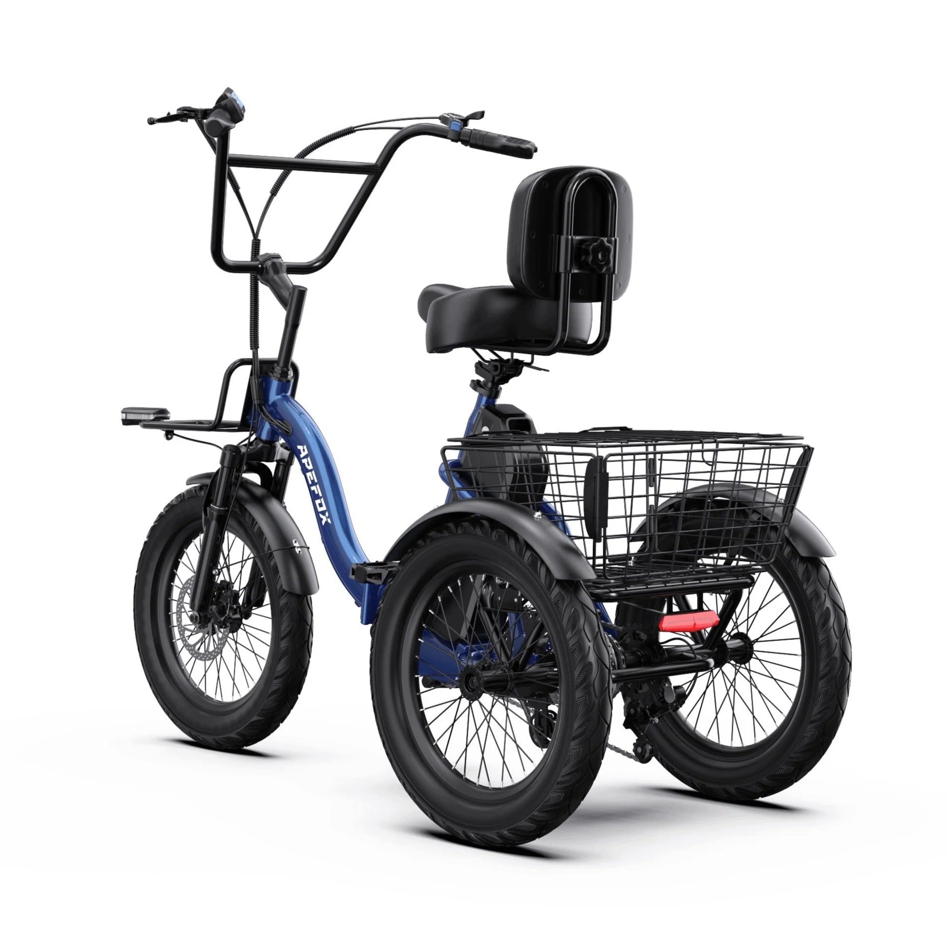 APEFOX RH30 Folding Electric Tricycle Vehicle 500W 25KM/H 15AH 18"80km Brand APEFOX