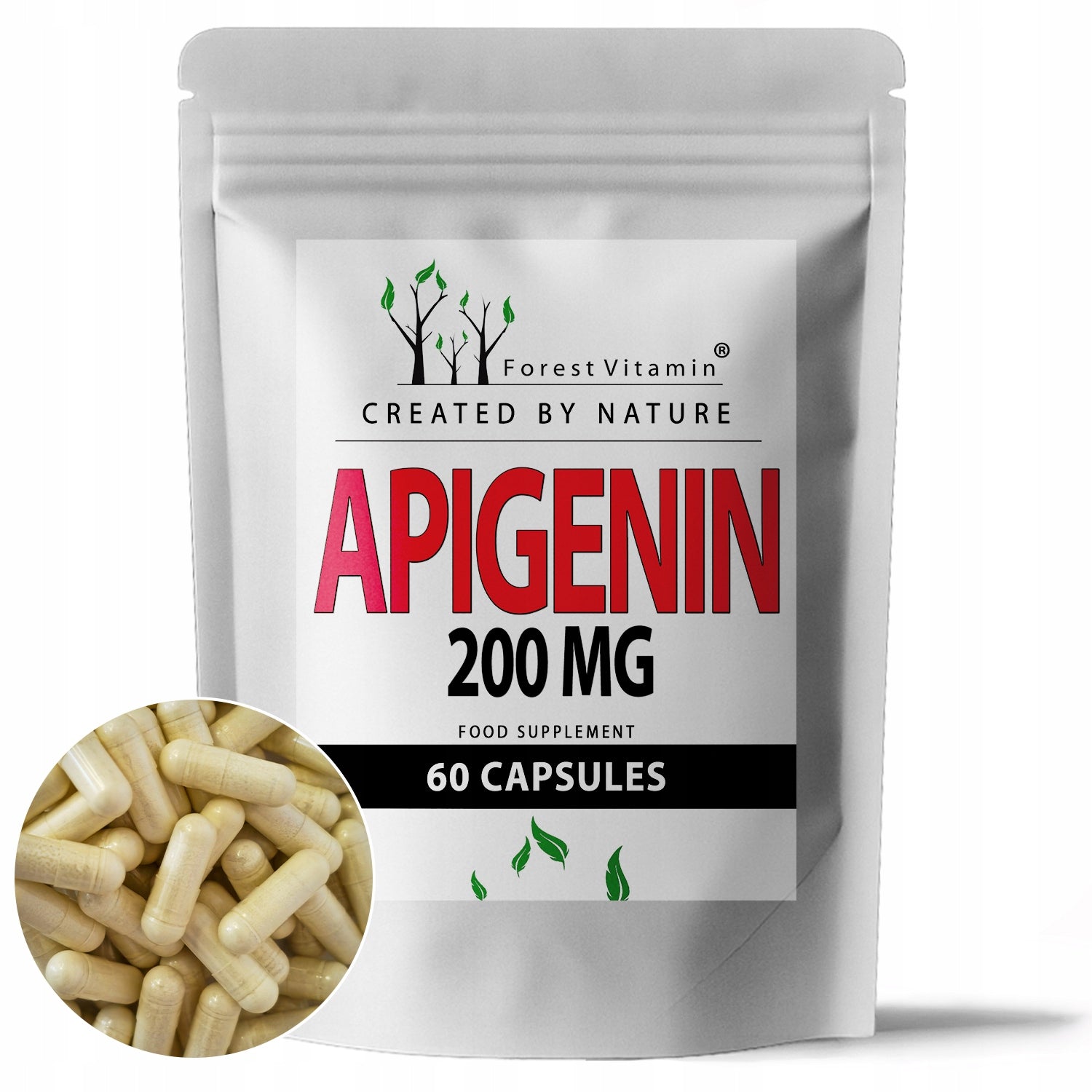 APIGENIN 200mg 60 kaps STRONGEST 100% PURE TEST