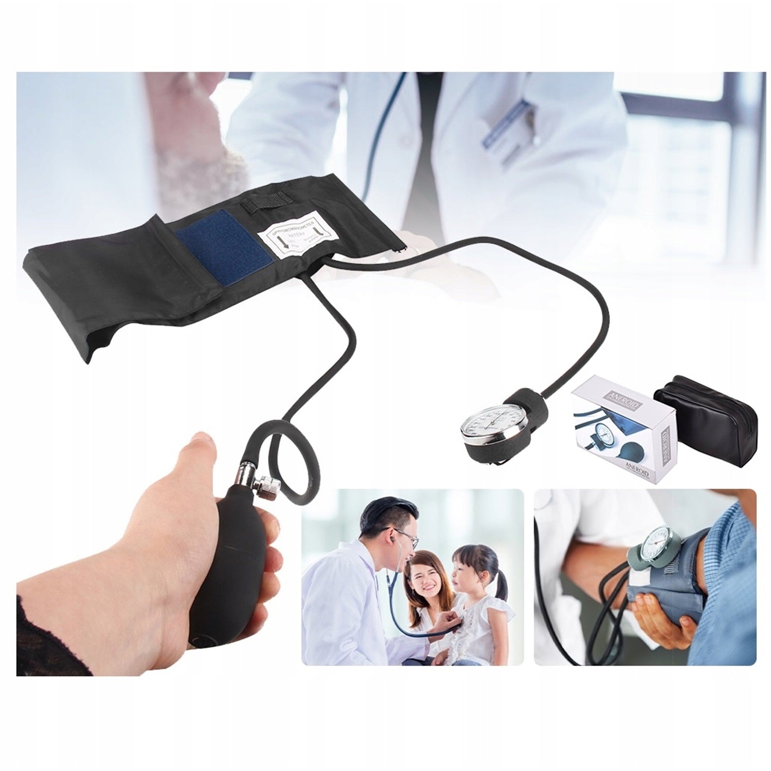 APPARATUS FOR MEASURING PRESSURE CUFF + STETHOSCOPE WITH PRESSURE GAUGE Medical device no