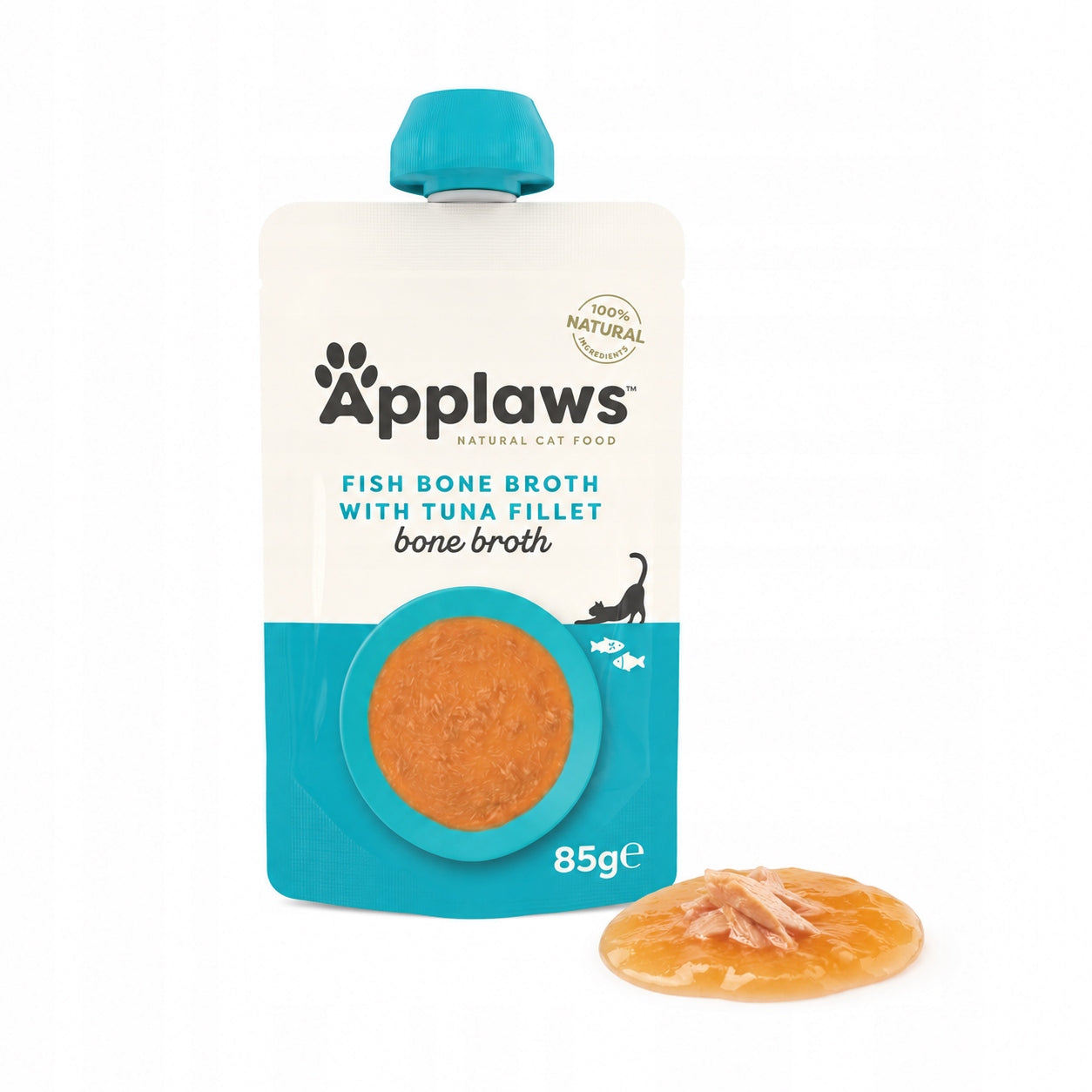 APPLAWS Cat fish bone broth with tuna fillet 85g