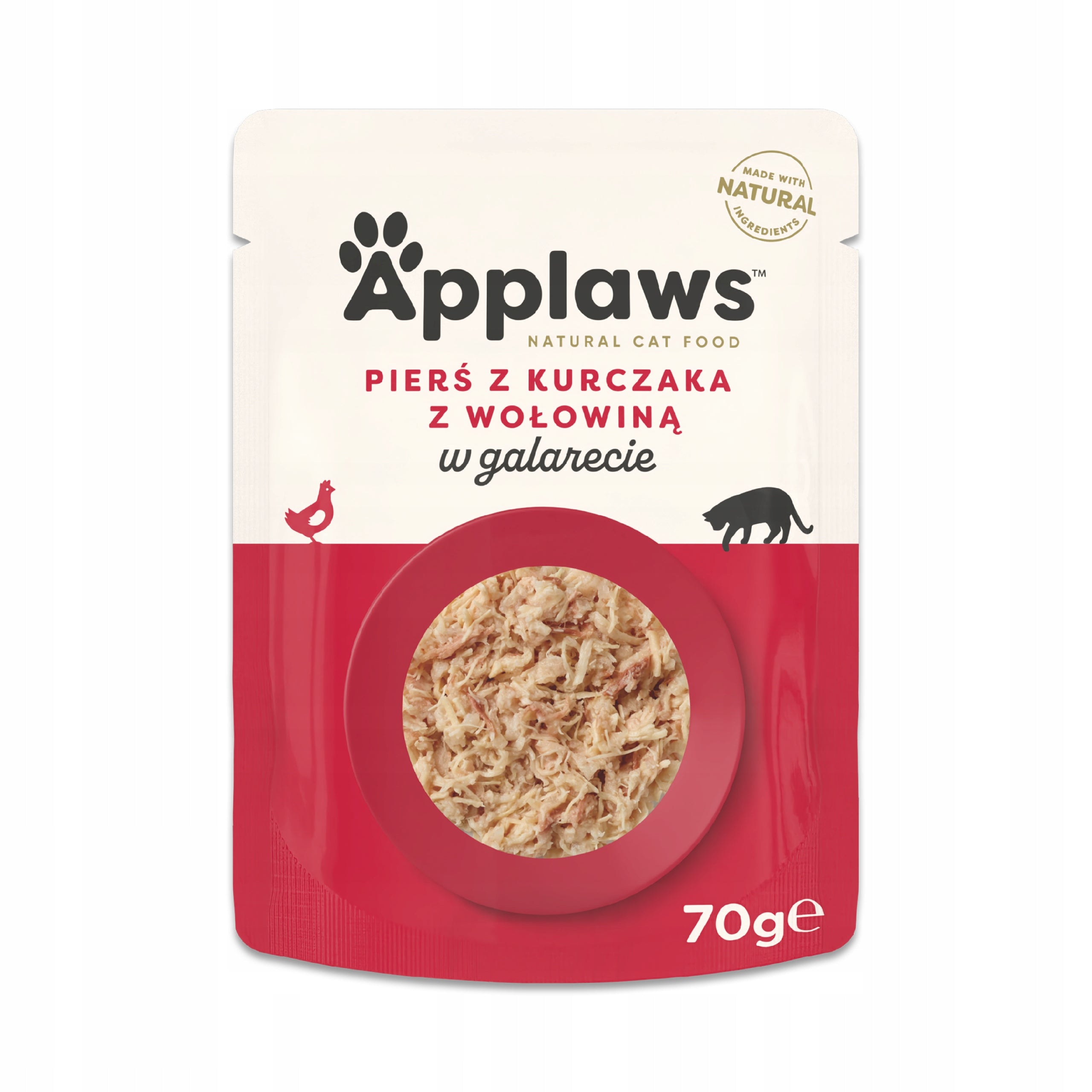 APPLAWS - Chicken breast with Beef in jelly 70g - WET CAT FOOD
