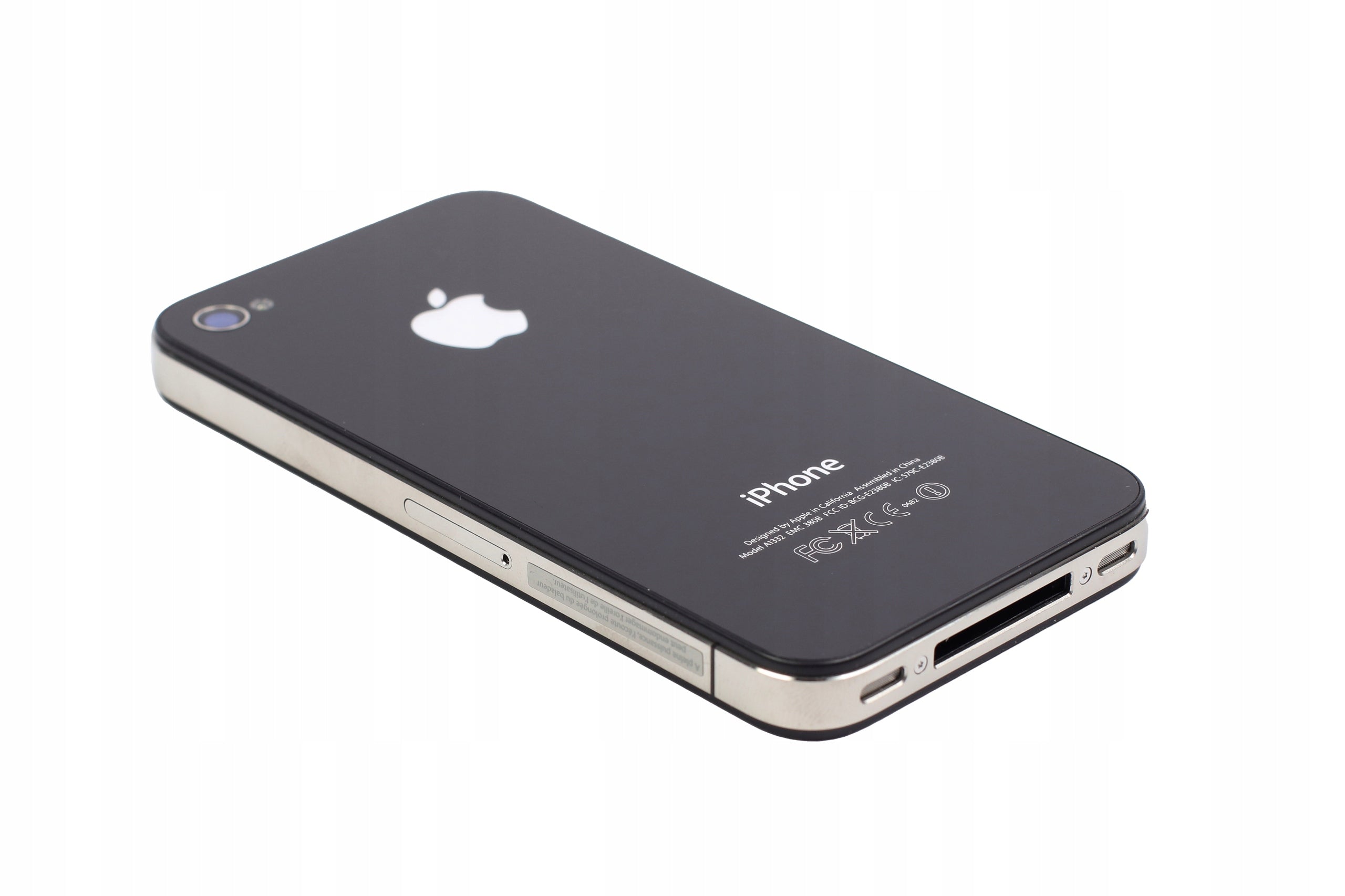 APPLE IPHONE 4S 512 MB/32 GB BLACK NEW Headphones included no