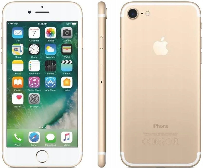 APPLE IPHONE 7 2/128 GB GOLD NEW Charger included yes