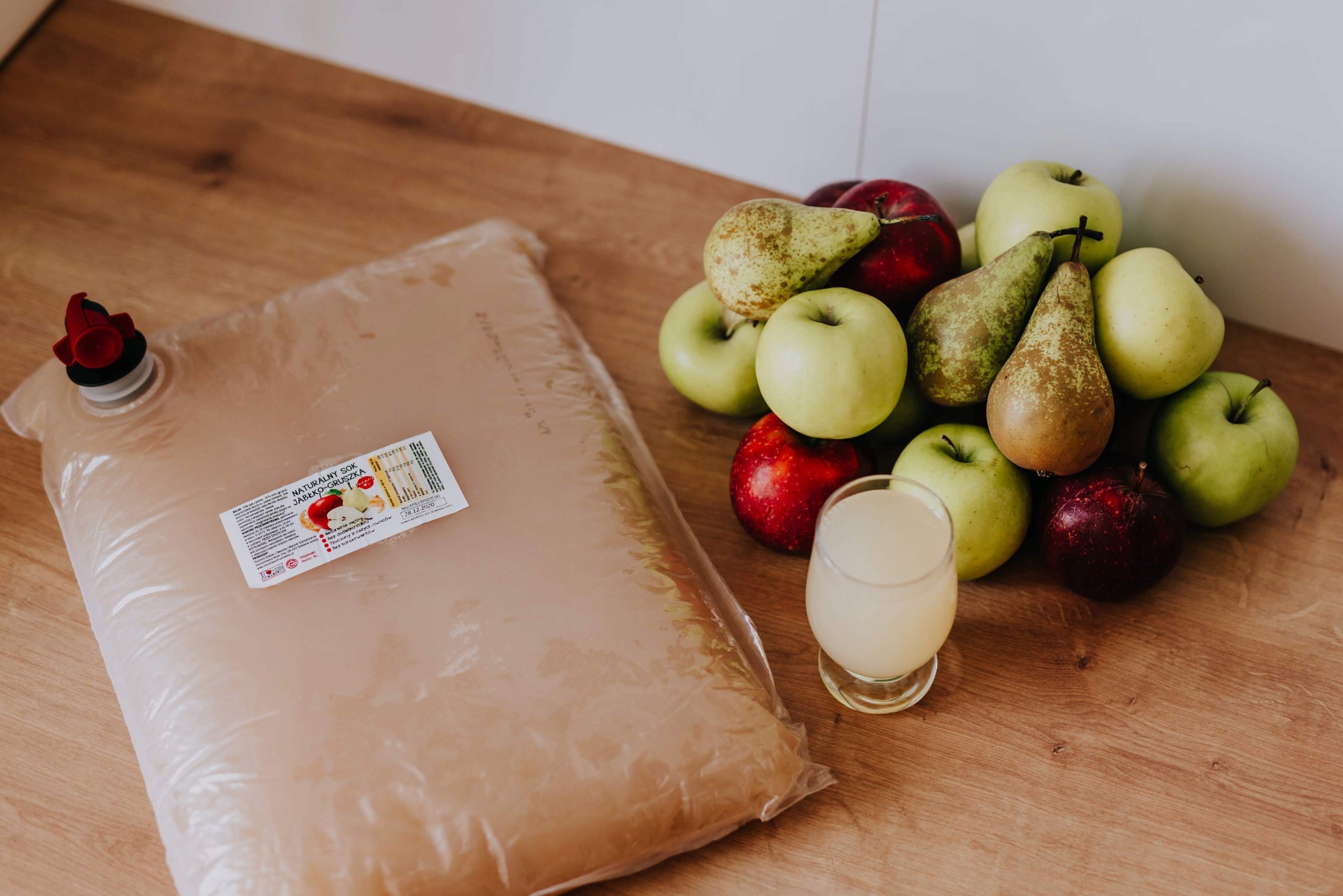APPLE PEAR Juice 100% NFC Pressed PEAR Brand Tłocznia Szymanowice