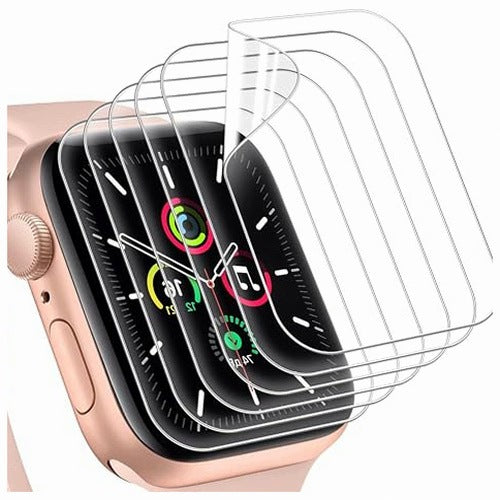 APPLE WATCH SCREEN PROTECTOR 40MM TPU PROTECTIVE FILM 6 PACK Steel