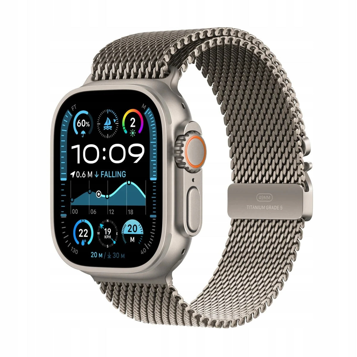 APPLE Watch Ultra 2 GPS + Cellular 49mm Titanium + M Bracelet Brand Apple