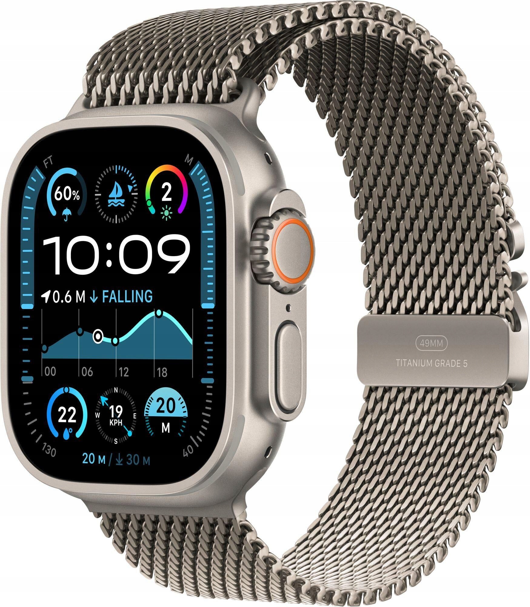 APPLE Watch Ultra 2 GPS + Cellular 49mm Titanium + M Bracelet