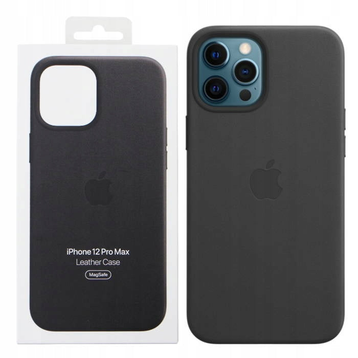 iPhone 12 mini Leather Case with MagSafe, Black