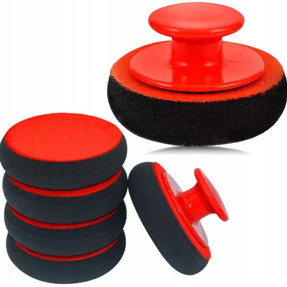 APPLICATOR DRESSING WAX HOLDER 5 PCS POLISHING SPONGE FOR APPLICATION