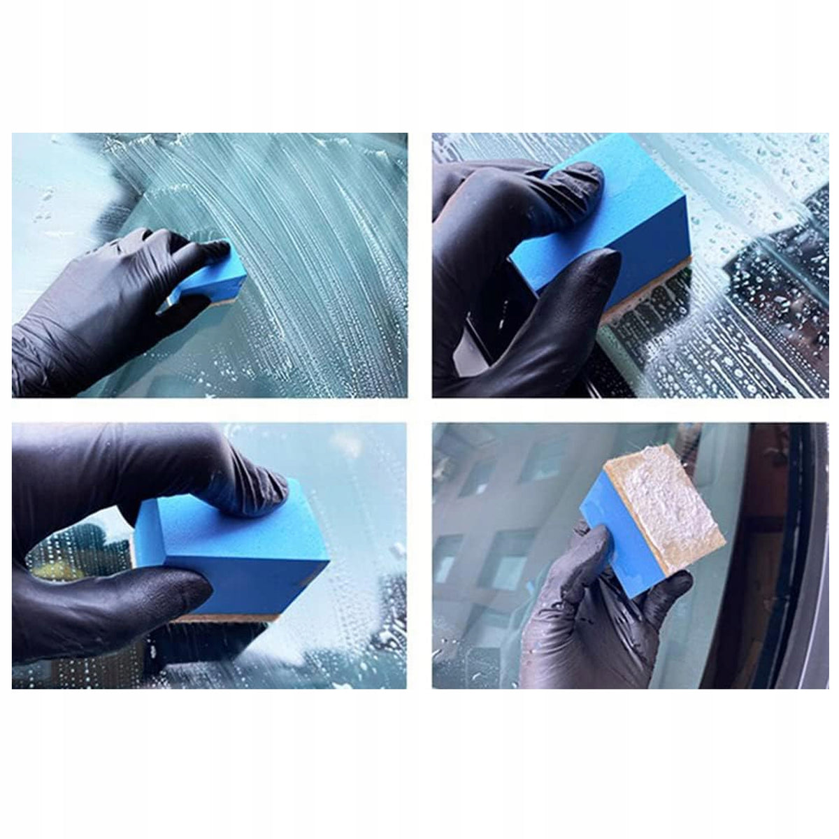APPLICATOR PAD WITH FELT FOR POLISHING GLASS IN THE CAR CUBE FELT EAN (GTIN) 5902729006057