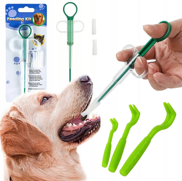 APPLICATOR SYRINGE FOR ADMINISTRATION OF TABLETS + FREEBIE FOR ANIMALS ZK8z