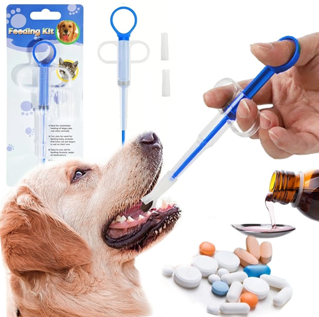 APPLICATOR SYRINGE FOR ADMINISTRATION OF TABLETS TO DOGS CATS ZK8n