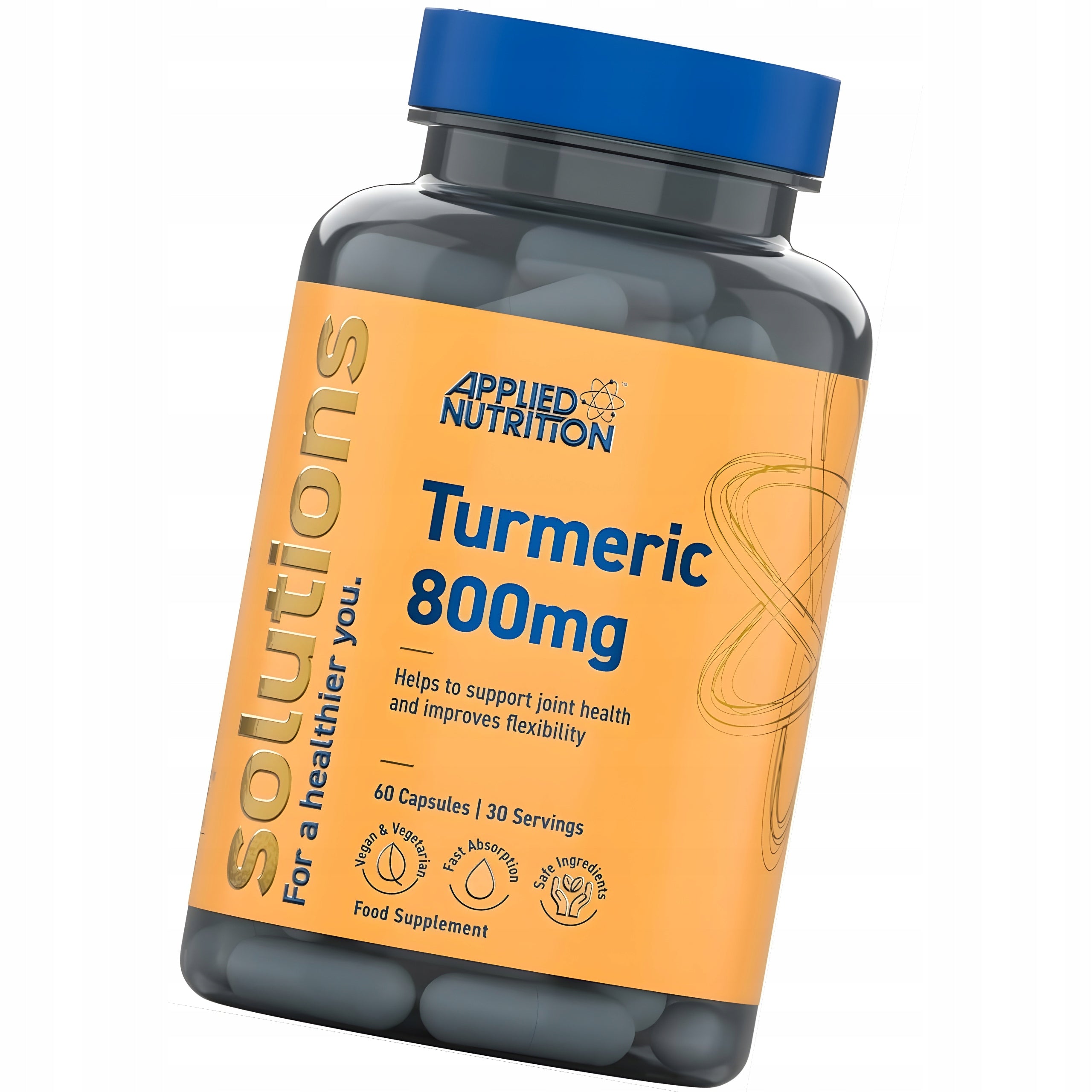 APPLIED NUTRITION TURMERIC 800mg TURMERIC INFLAMMATION JOINTS KNEES 60 KAPS