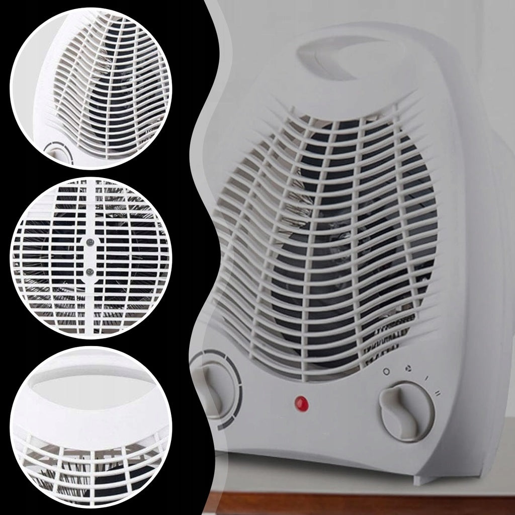 APRON FAN ELECTRIC HEATER 2000W 3 LEVELS WITH THERMOSTAT EAN (GTIN) 5906186334173