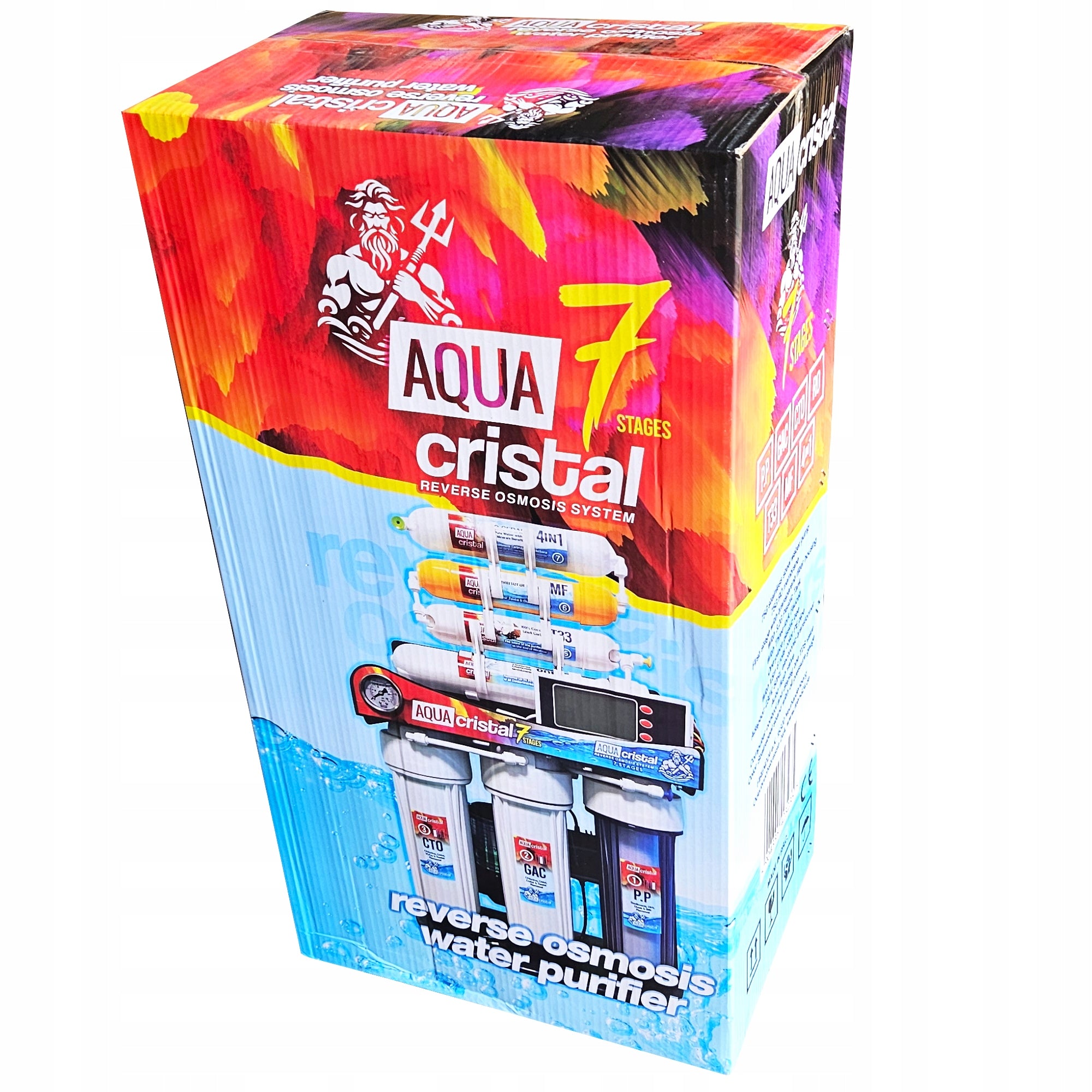 AQUA CRISTAL WATER FILTERS SET RO 7 ST FILTRATION REVERSE OSMOSIS 75GPD Manufacturer code 5904335423235