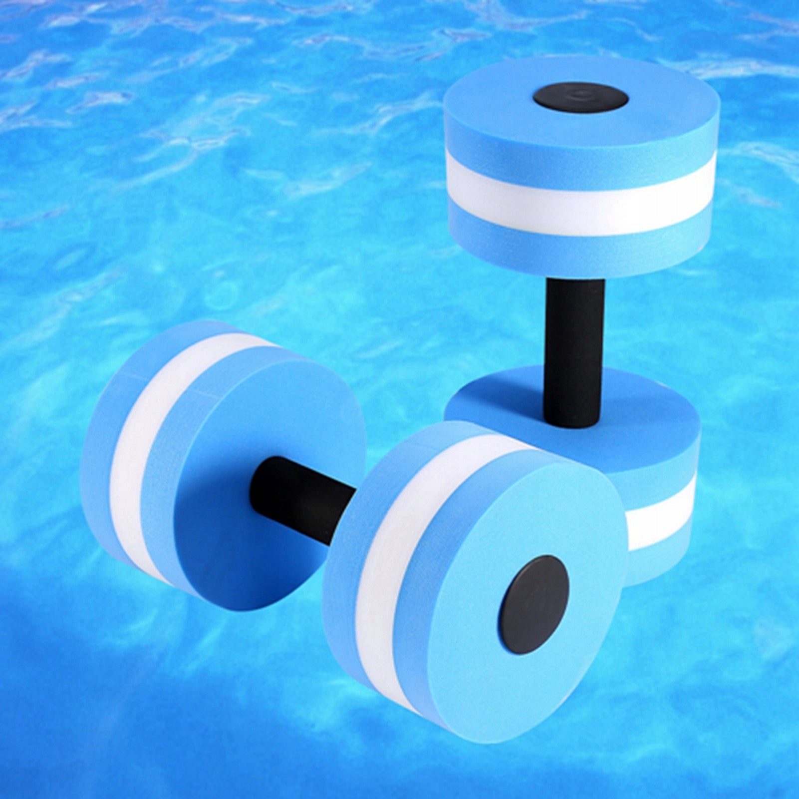 AQUA EVA FOAM DUMBBELLS FOR WATER EXERCISES SWIMMING POOL 2PCS Model TJOT69800