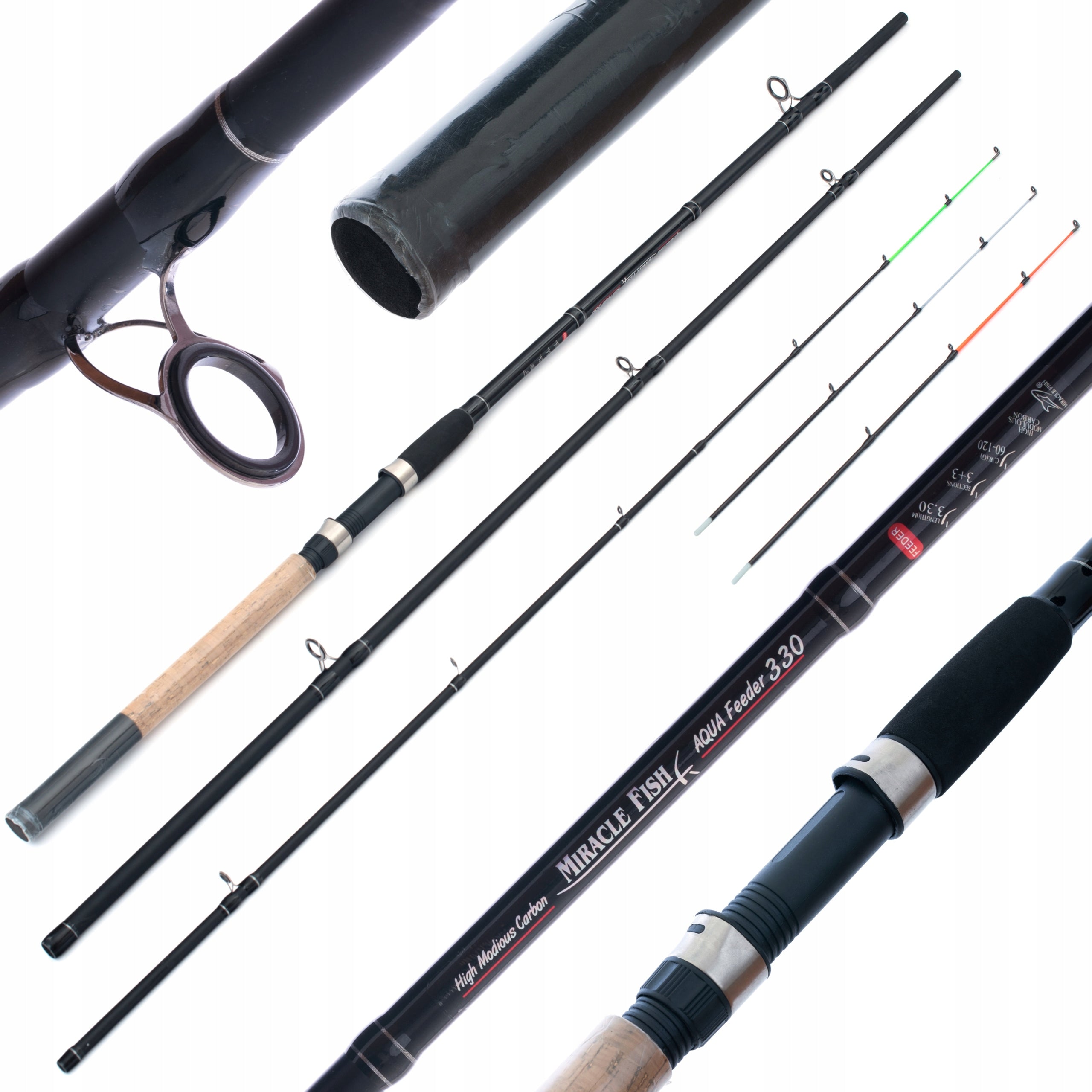 AQUA FEEDER CARBON 3,9M 60-120G:":
