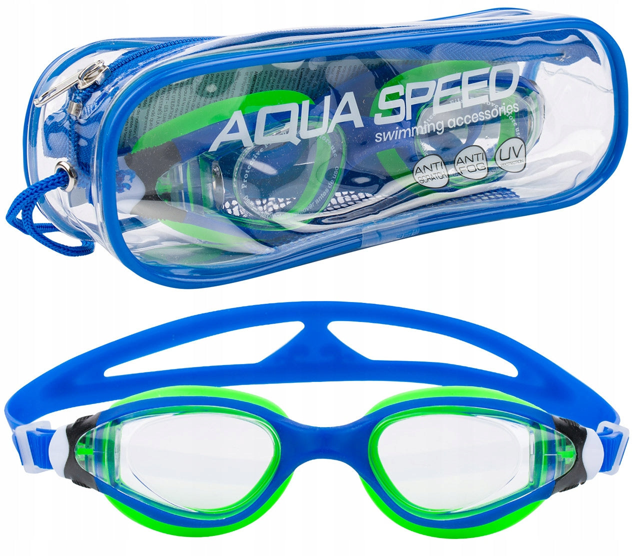 AQUA SPEED ANTI FOG SWIMMING GOGGLES FOR CHILDREN SWIMMING POOL