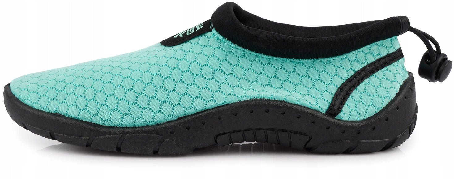 AQUA SPEED CHILDREN'S WATER SHOES FOR SWIMMING ON THE BEACH ECHINACEA TURQUOISE r. 28 Color blue