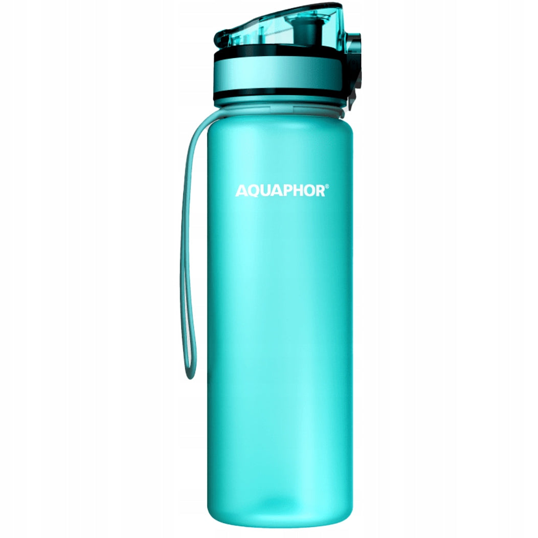 AQUAPHOR WATER BOTTLE SET FILTER BOTTLE GREEN 0,5L +3x MINT FILTER Manufacturer code 5906574623032