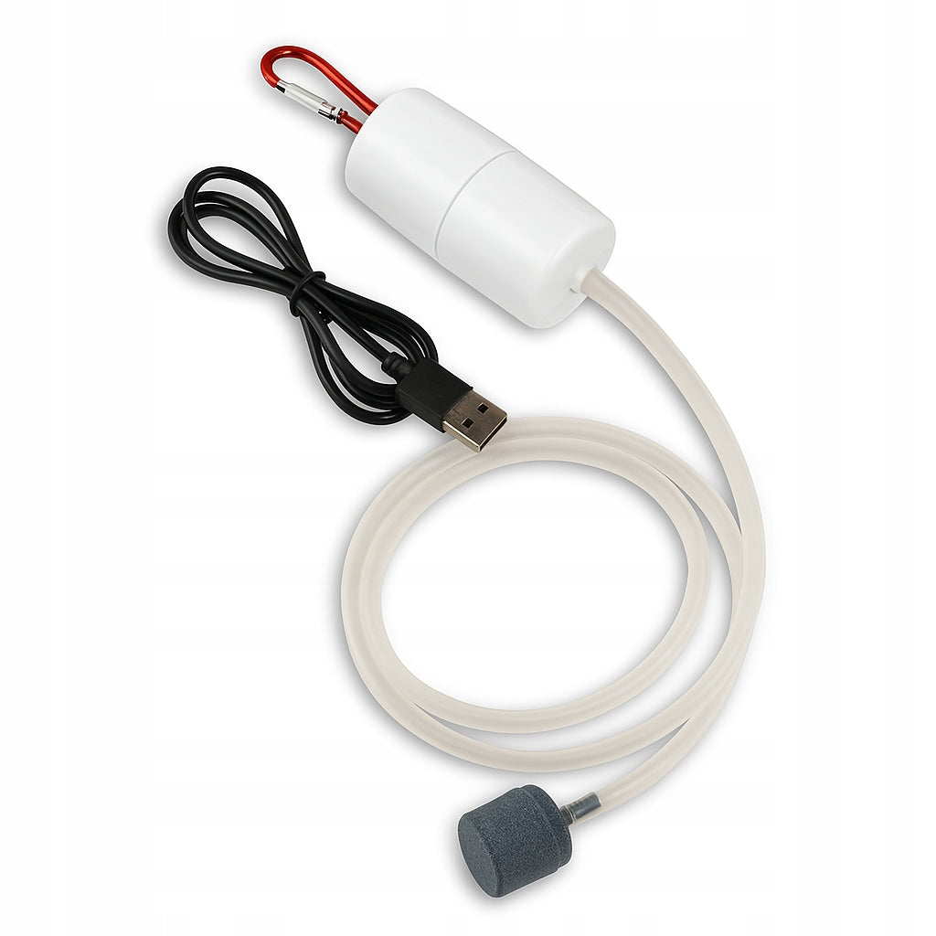 AQUARIUM FISHING AERATOR FOR FISH ON USB Portable OXYGEN PUMP