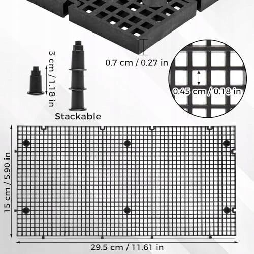 AQUARIUM GRILLES PLASTIC SEPARATOR FOR 8 PCS steel for home Manufacturer code Bez marki