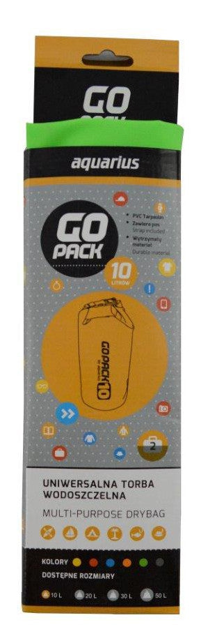 AQUARIUS WATERPROOF BAG 10 L KAYAK GIFT Color yellow