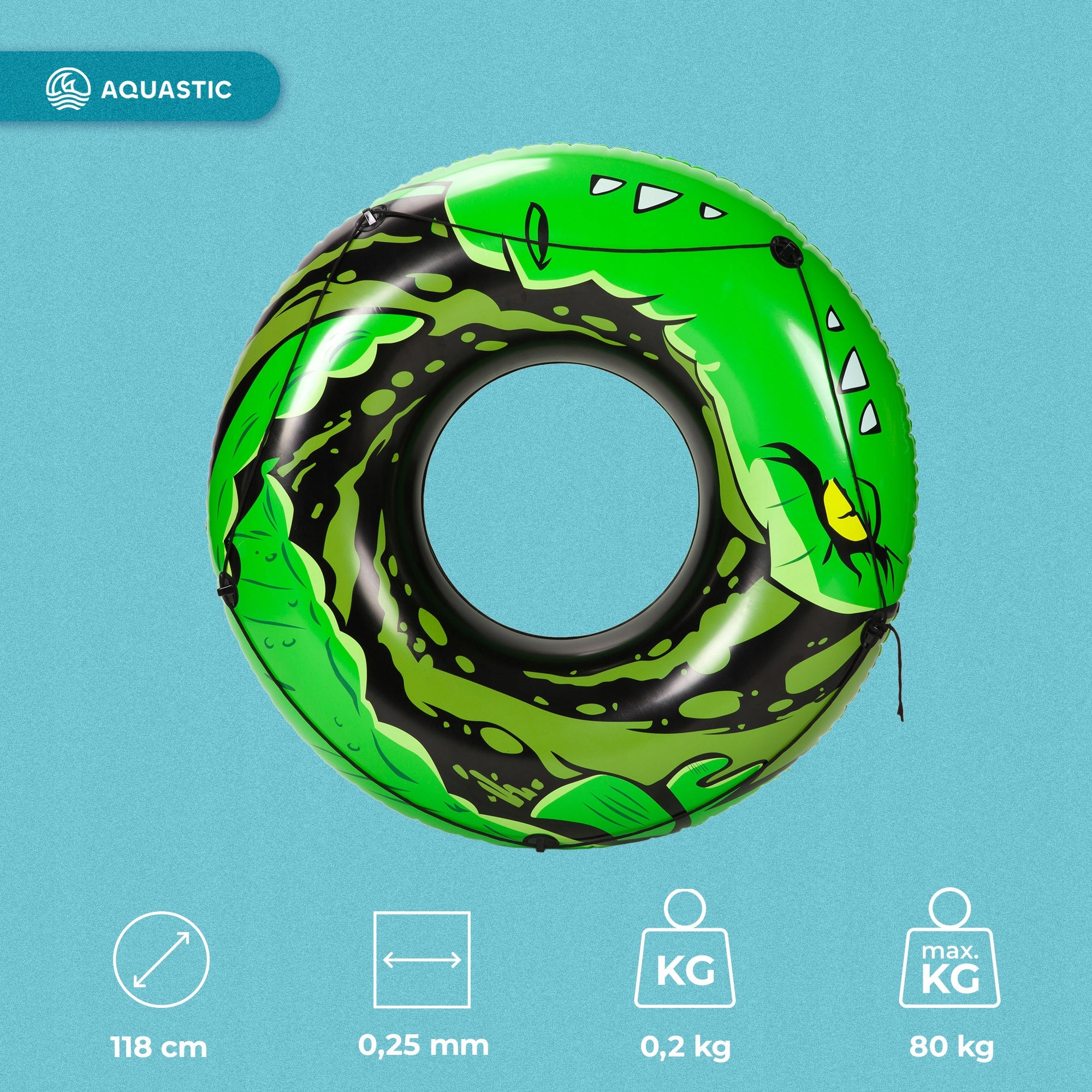 AQUASTIC CIRCLE INFLATABLE CIRCLE FOR SWIMMING CHILDREN TO LEARN TO PLAY Brand Aquastic