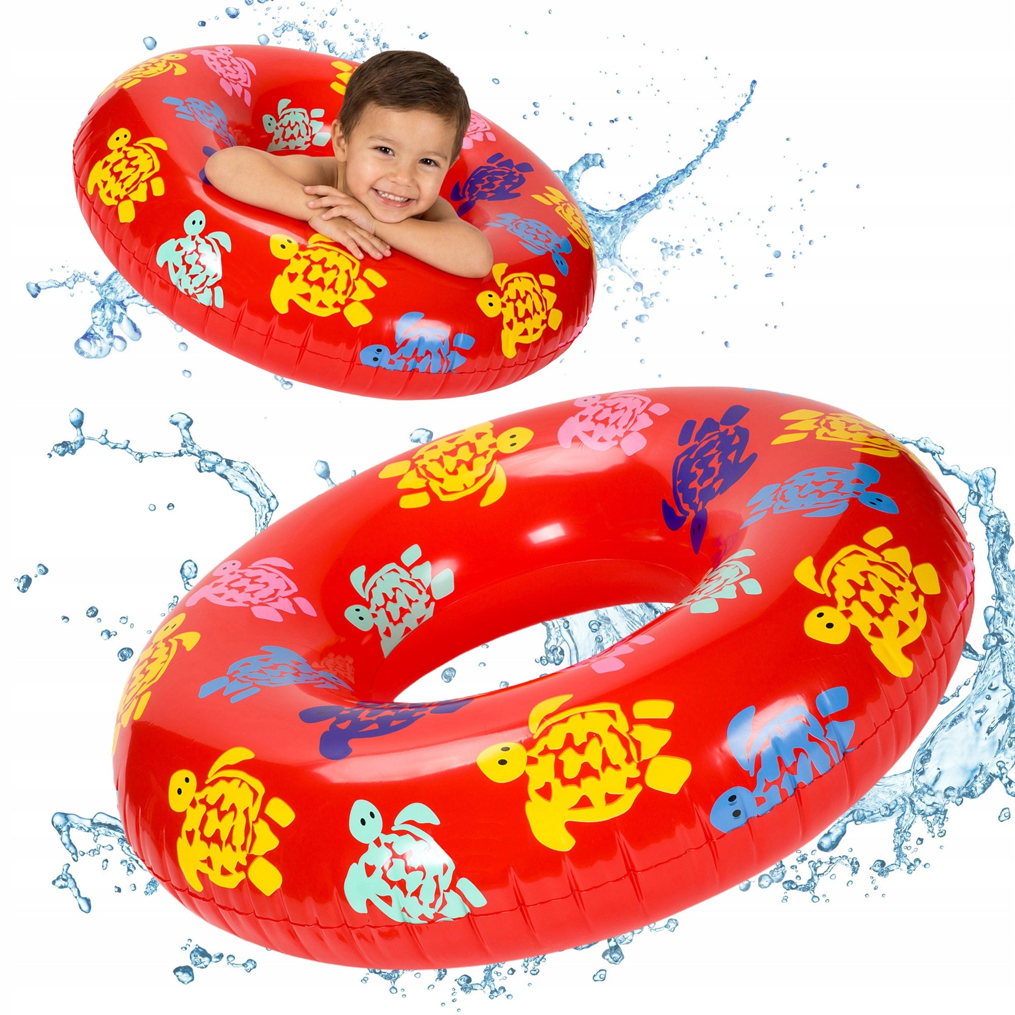 AQUASTIC CIRCLE INFLATABLE WHEEL FOR CHILDREN'S SWIMMING TO PLAY LEARNING