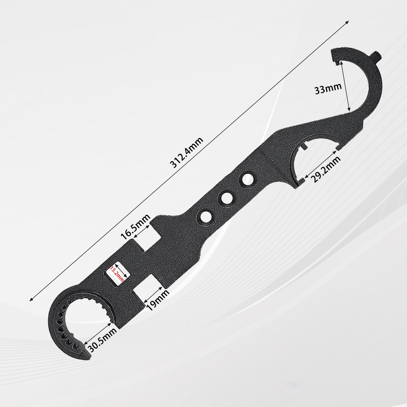 AR-15 Multi-Tool Wrench - 4140 Steel, Gunsmithing & Maintenance Tool Packaging status original