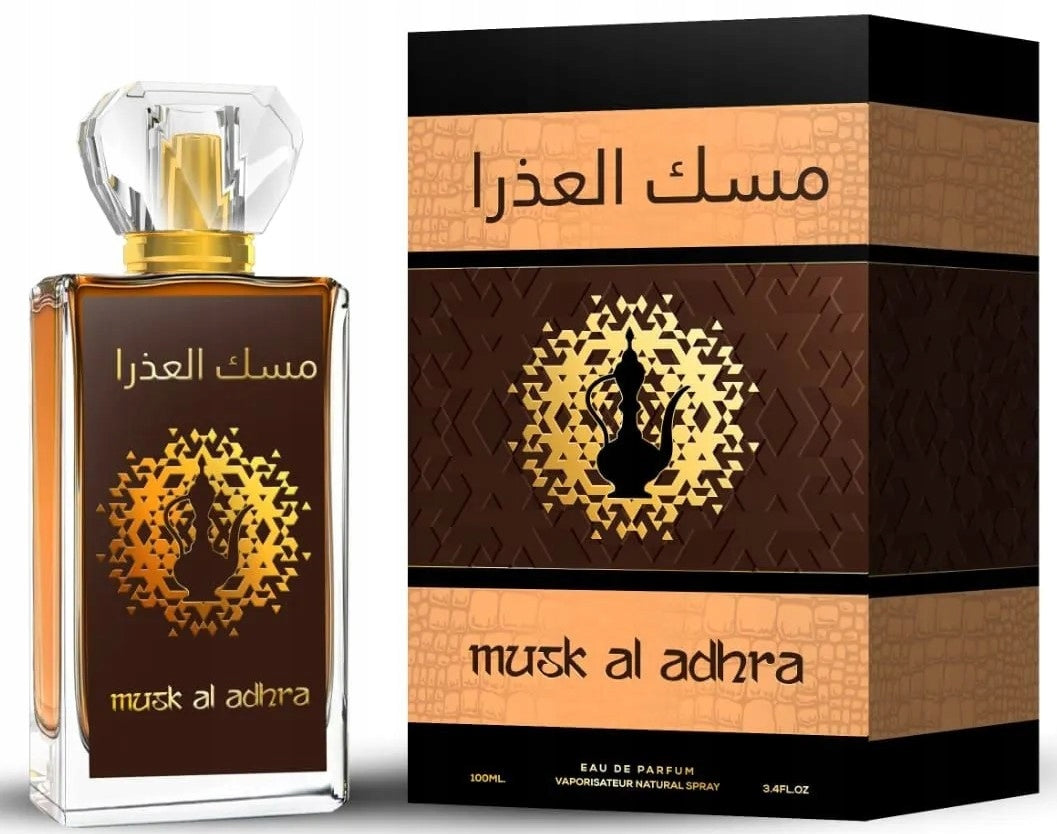 ARABIC PERFUME MUSK AL ADHRA Men's Eau de Parfum 100 ml EDP Spray AFAQ