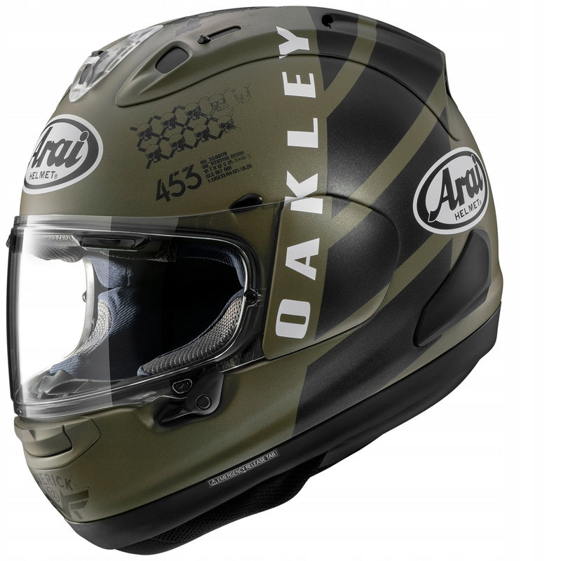 ARAI RX-7V EVO MVK OAKLEY M HELMET