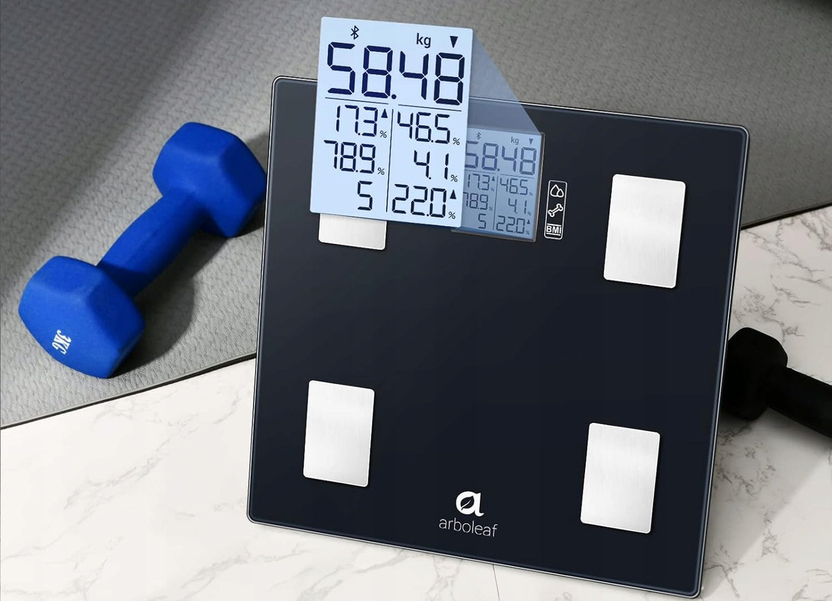 ARBOLEAF SMART BATHROOM SCALE WITH MUSCLE FAT MEASUREMENT BMI Manufacturer code B0CY5CB261