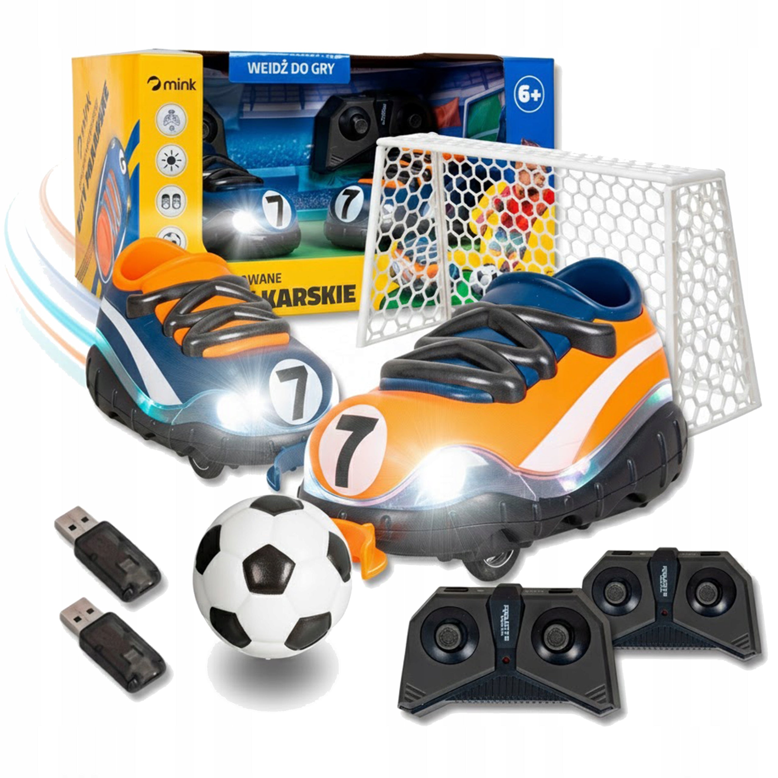 ARCADE GAME FOOTBALL CAR REMOTE CONTROLLED AUTO BACKLIGHT