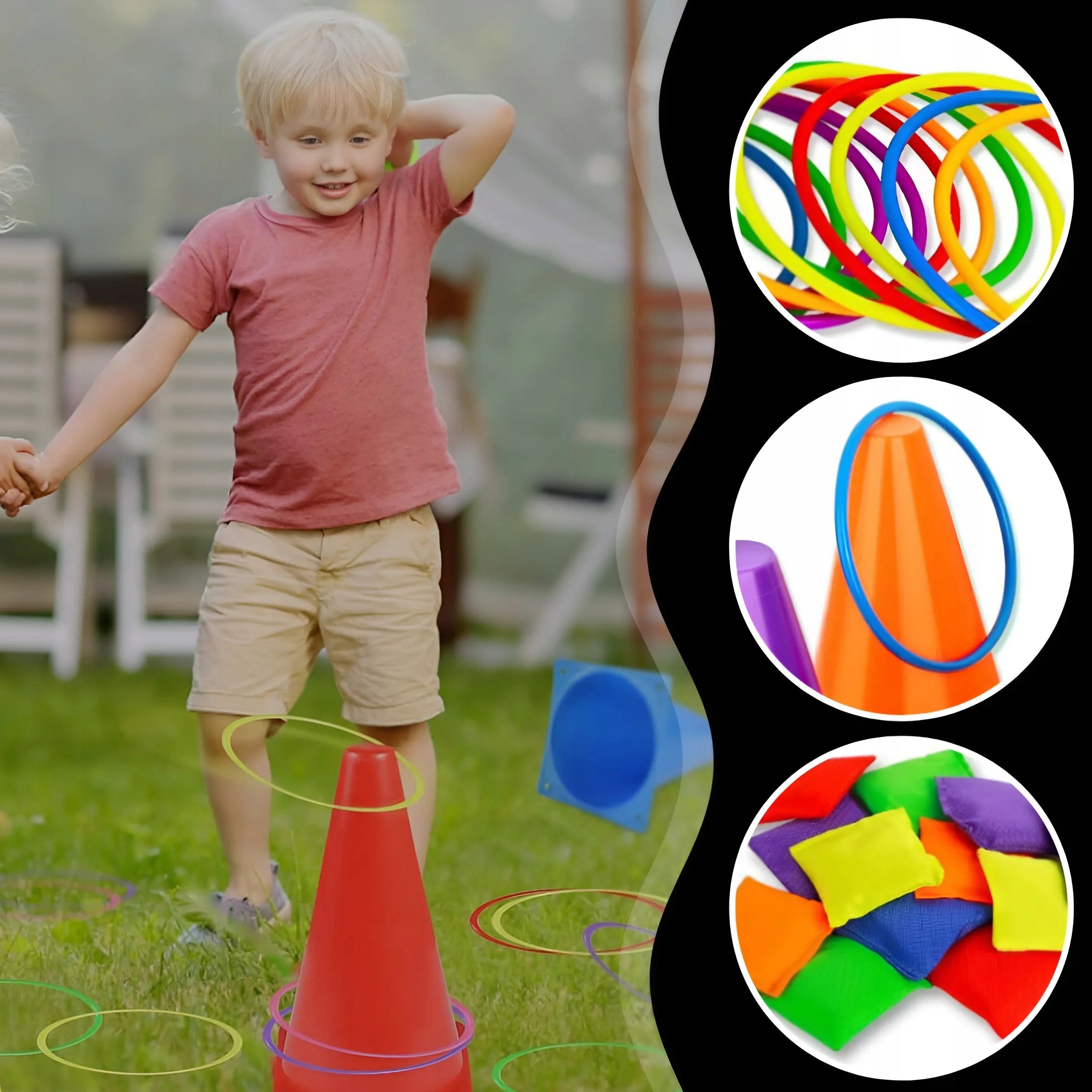 ARCADE GAME MOVEMENT TRAINING CONES RINGO CHILDREN BEANS HOOPS Brand no brand
