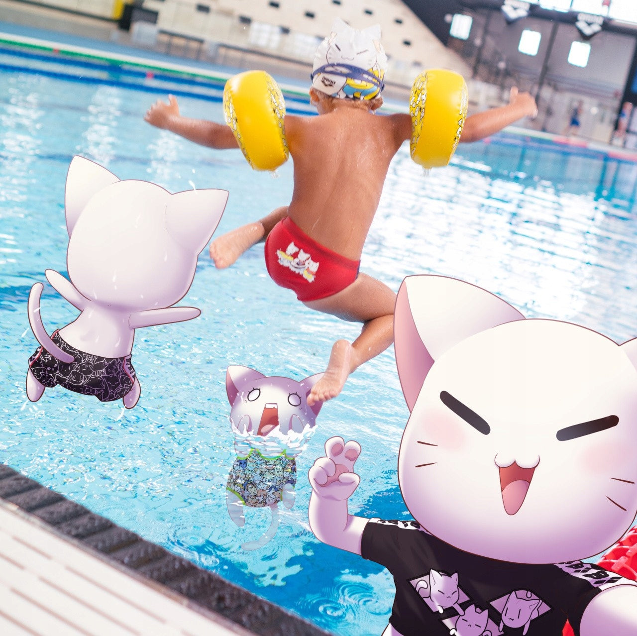 ARENA SLEEVES FOR CHILDREN FOR SWIMMING 3-6 Brand Arena
