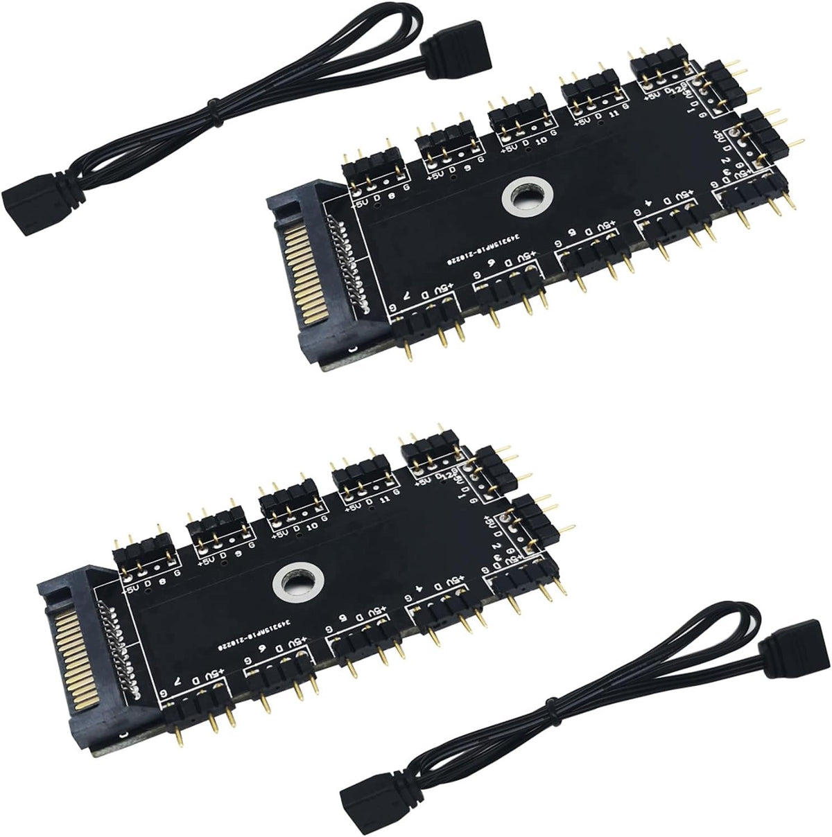 ARGB SPLITTER 11 PORTS HUB COLOR CONNECTOR 5V SET 2PCS