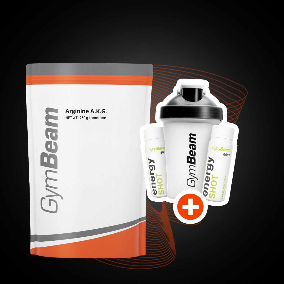 ARGININA A.K.G AMINO ACIDS STRENGTH TRAINING MUSCLES - GymBeam 250 g lime Brand GymBeam