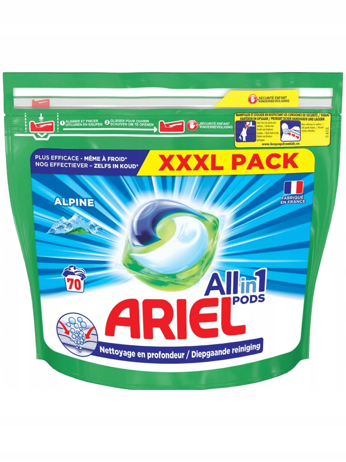 ARIEL All in 1 capsules PODS 70pcs ALPINE Univers