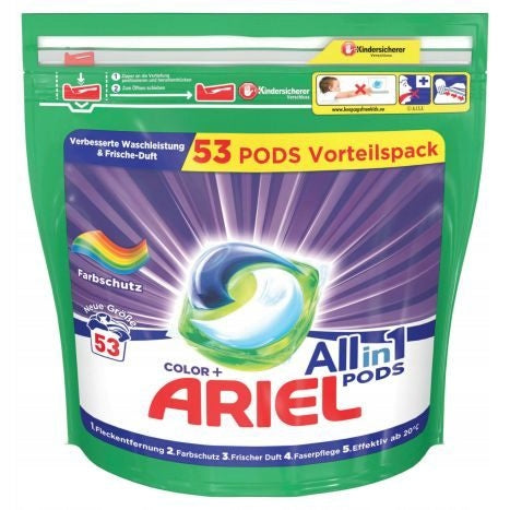 ARIEL All in 1 washing capsules 53 pcs Color +