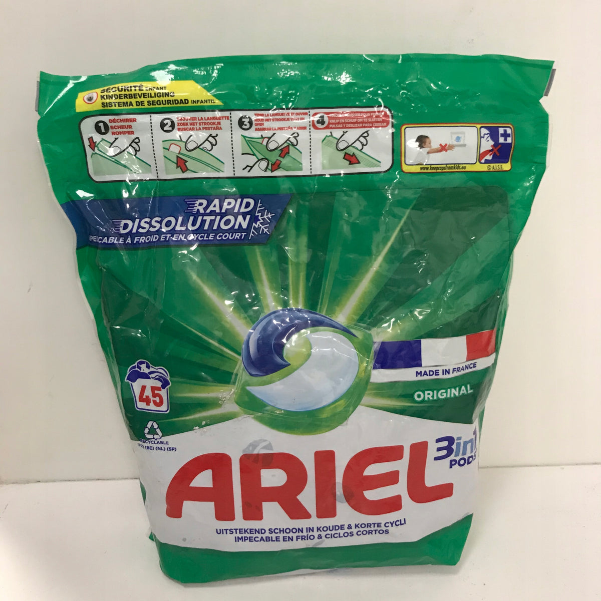 ARIEL Original Washing Capsules Universal 45 pcs