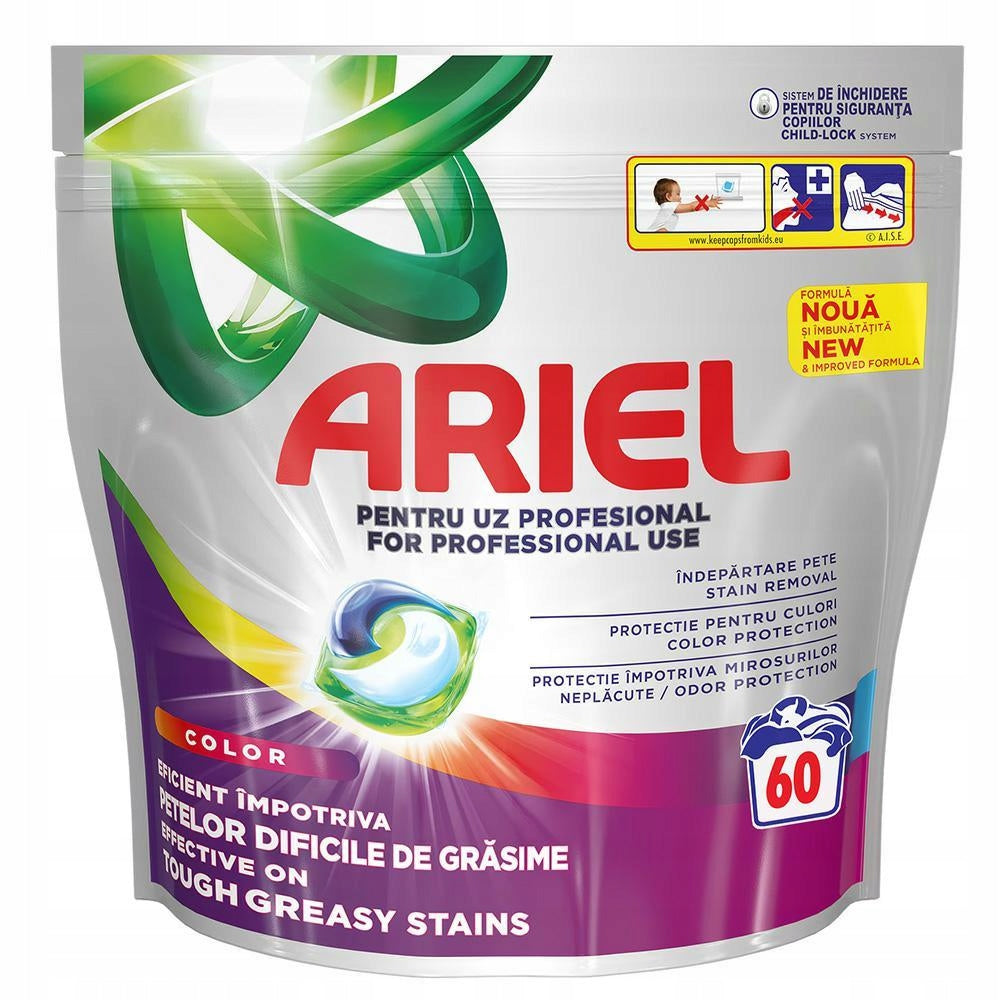 ARIEL Professional Colour 60pcs Washing Capsules 3in1