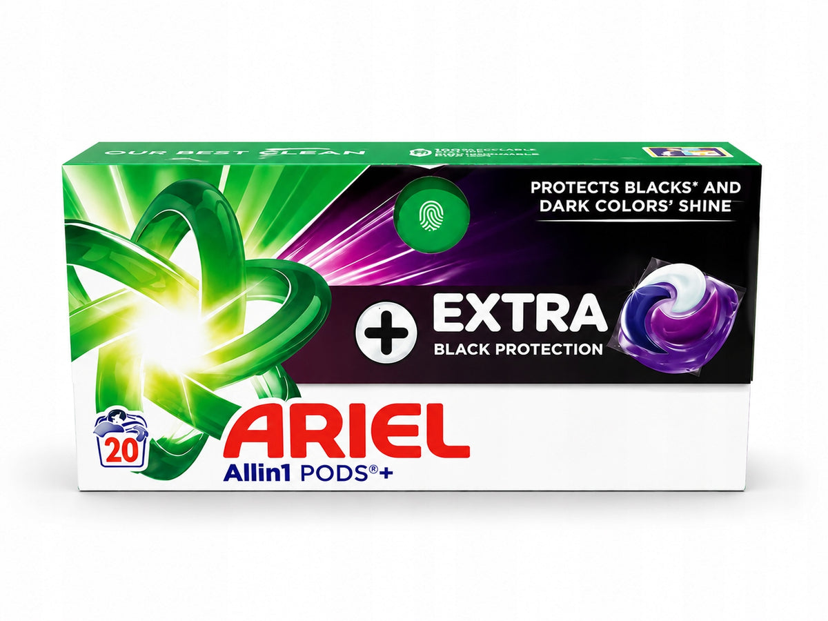 ARIEL REVITA BLACK CAPSULES FOR BLACK FABRICS 20P