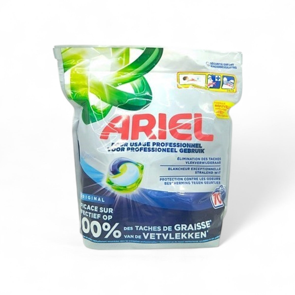 ARIEL WASHING CAPSULES A70 PROFESSIONAL REGULAR Packaging status original