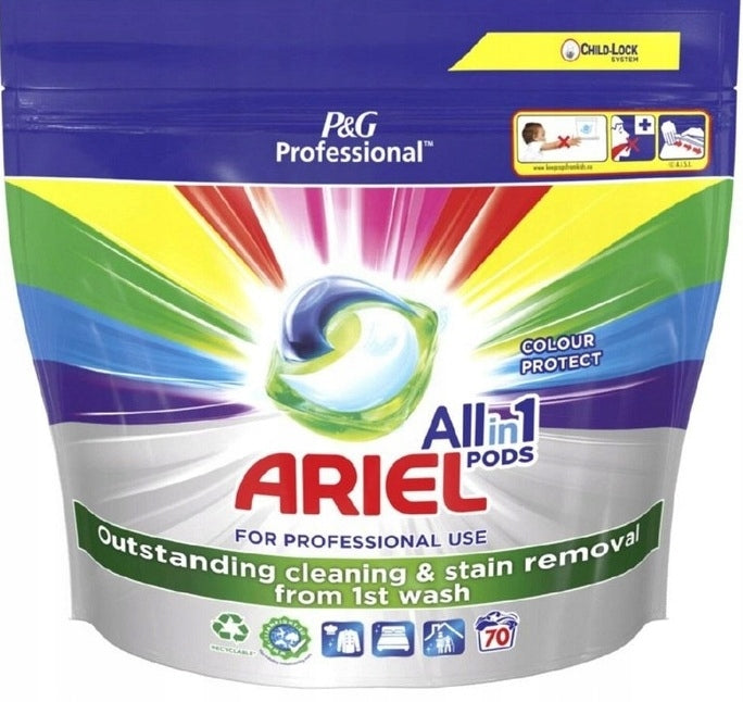 ARIEL WASHING CAPSULES COLOR all in 1 PROFESSIONAL EFFECTIVE 70sz