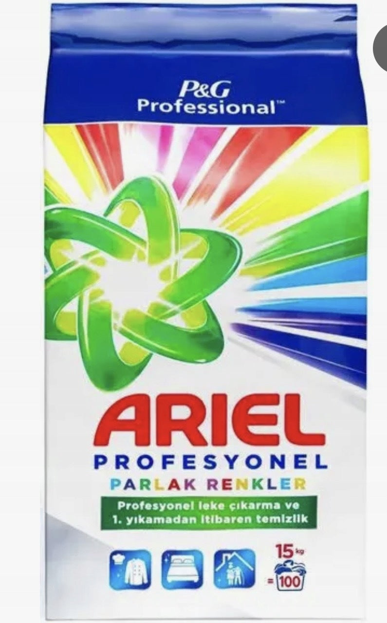 ARIEL WASHING POWDER COLOR 15 kg VERY EFFICIENT