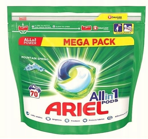 ARIEL Washing capsules All in 1 70 pcs. white HIT