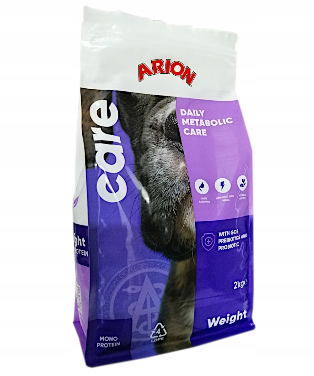 ARION CARE WEIGHT 2 KG dry food for overweight dogs Manufacturer code 70059022
