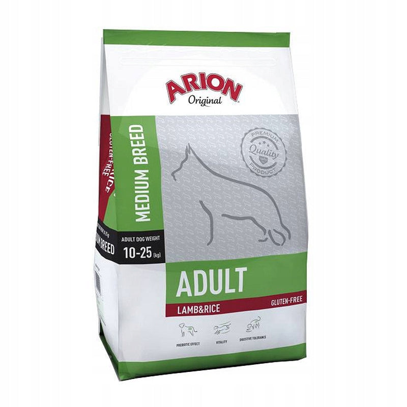 ARION Original Adult Medium Lamb&Rice 12+1kg Freebie