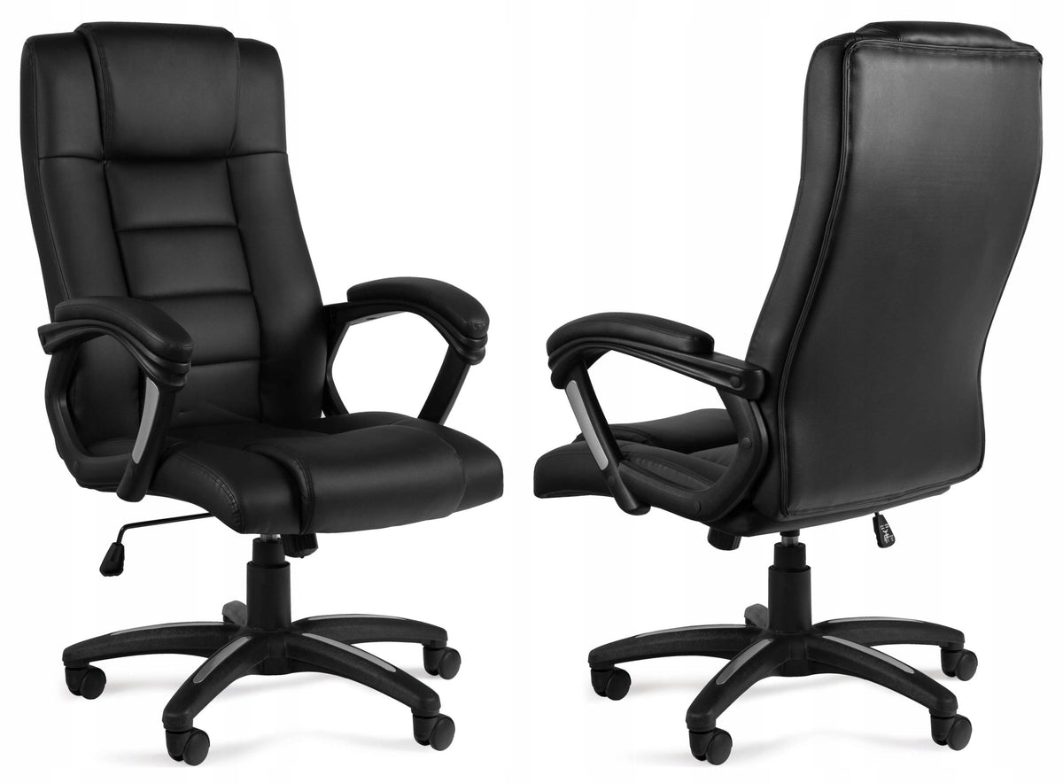 ARION ProLine Office Chair Swivel Cabinet Chair with Eco Leather Chair Black Packaging status original